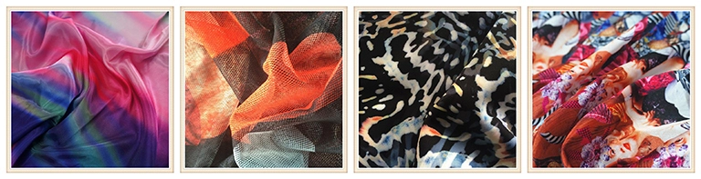 فیکٹری براہ راست کسٹم ڈیجیٹل پرنٹ تانے بانے اور ٹیکسٹائل