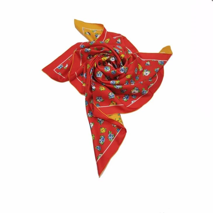 Double Side Printing Satin Scarf Double Side Printing Satin Scarf